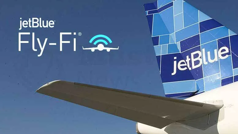 Wifi gratuit dans les vols de la compagnie aérienne Jetblue